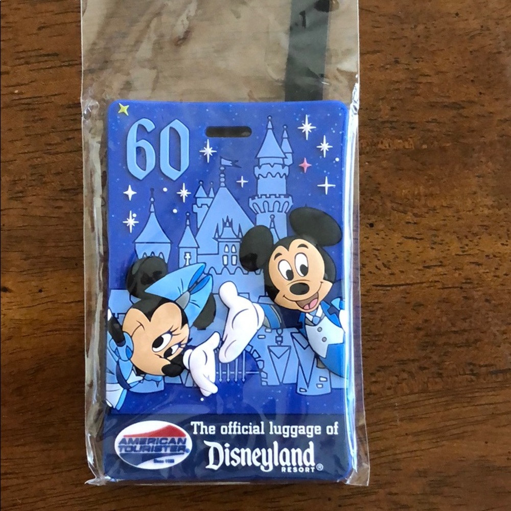 Official Disney 60th Anniversary Luggage Tag